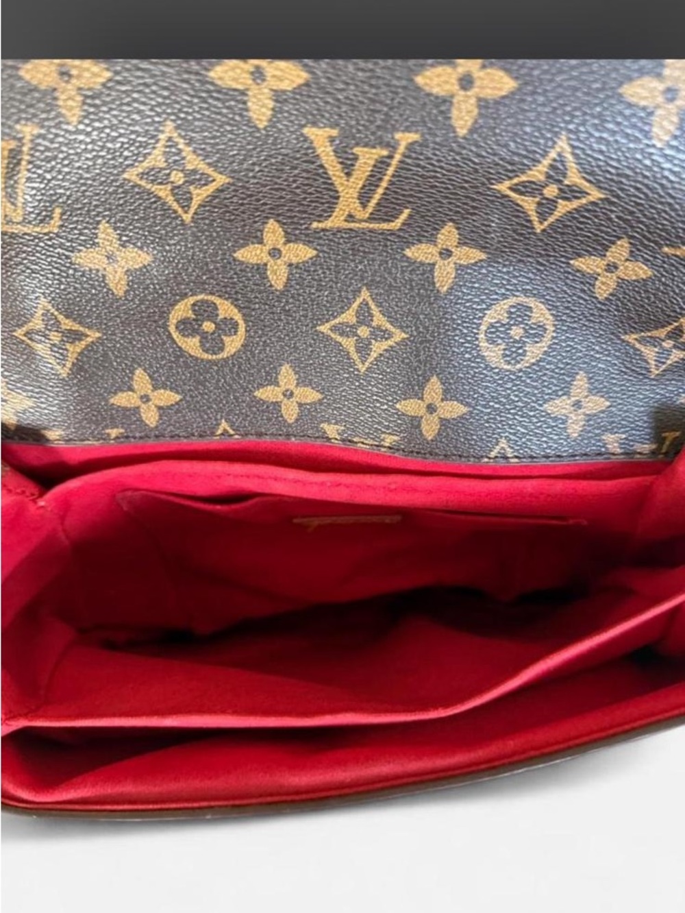 Louis Vuitton Monogram Canvas Crossbody Bag in Dark Brown with Gold Hardware - Picture 6 of 9